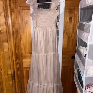 Pinkblush Beige Maxi Dress